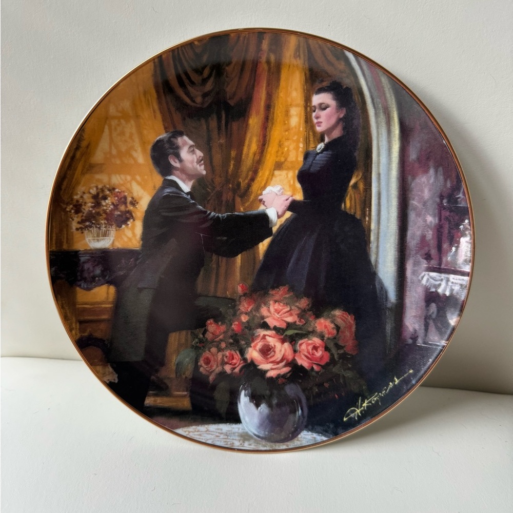 1988 Gone With the Wind Plate - “The Proposal” by Howard Rogers